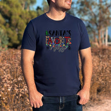 Load image into Gallery viewer, Santa's Favorite Nurse - Short Sleeve Tee - Unisex