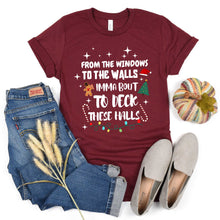 Load image into Gallery viewer, Window to Walls Deck the Halls - Short Sleeve Tee - Unisex