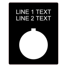 Load image into Gallery viewer, Plastic Legend Plate - 22mm