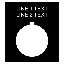 Load image into Gallery viewer, Plastic Legend Plate - 30mm