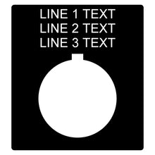 Load image into Gallery viewer, Plastic Legend Plate - 30mm