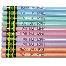 Load image into Gallery viewer, 10 Pack | Pastel Ticonderoga Pencils | Engraved | Personalized