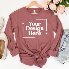Load image into Gallery viewer, Custom Bella + Canvas® 3501 Jersey Long Sleeve Tee - Unisex