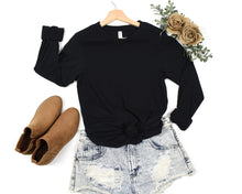 Load image into Gallery viewer, Custom Bella + Canvas® 3501 Jersey Long Sleeve Tee - Unisex