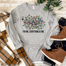 Load image into Gallery viewer, Everything is Fine - Long Sleeve Tee - Unisex