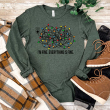 Load image into Gallery viewer, Everything is Fine - Long Sleeve Tee - Unisex