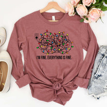 Load image into Gallery viewer, Everything is Fine - Long Sleeve Tee - Unisex