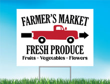 Load image into Gallery viewer, Farmer's Market Yard Sign