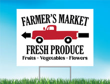Load image into Gallery viewer, Farmer's Market Yard Sign