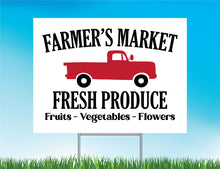 Load image into Gallery viewer, Farmer's Market Yard Sign