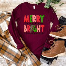 Load image into Gallery viewer, Merry Teacher Bright Students - Long Sleeve Tee - Unisex