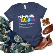 Load image into Gallery viewer, Preschool Teacher Definition - Short Sleeve Tee - Unisex
