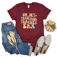 Load image into Gallery viewer, In My Preschool Teacher Era - Short Sleeve Tee - Unisex