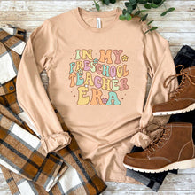 Load image into Gallery viewer, In My Preschool Teacher Era - Long Sleeve Tee - Unisex