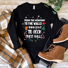 Load image into Gallery viewer, Window to Walls Deck the Halls - Long Sleeve Tee - Unisex