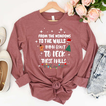 Load image into Gallery viewer, Window to Walls Deck the Halls - Long Sleeve Tee - Unisex