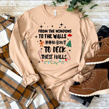 Load image into Gallery viewer, Window to Walls Deck the Halls - Long Sleeve Tee - Unisex
