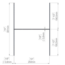 Load image into Gallery viewer, Half Stakes 10'' x 15'' | H Stakes | Yard Sign Stakes