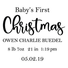 Load image into Gallery viewer, Engraved Hexagon Ornament