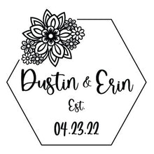 Load image into Gallery viewer, Engraved Hexagon Ornament