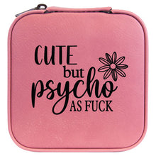 Load image into Gallery viewer, Leatherette Travel Jewelry Box