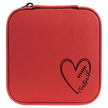 Load image into Gallery viewer, Leatherette Travel Jewelry Box