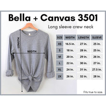 Load image into Gallery viewer, Custom Bella + Canvas® 3501 Jersey Long Sleeve Tee - Unisex
