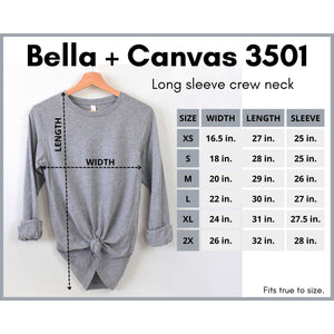 Custom Bella + Canvas® 3501 Jersey Long Sleeve Tee - Unisex