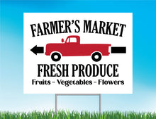 Load image into Gallery viewer, Farmer&#39;s Market Yard Sign
