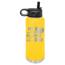 Load image into Gallery viewer, My Favorite Player Calls Me Dad | Baseball | Softball | Polar Camel | Insulated Water Bottle (2 Sizes &amp; 17 Colors)
