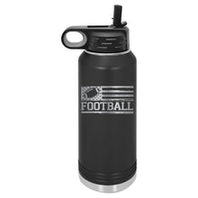 Load image into Gallery viewer, Football Flag | Polar Camel | Insulated Water Bottle (2 Sizes &amp; 17 Colors)
