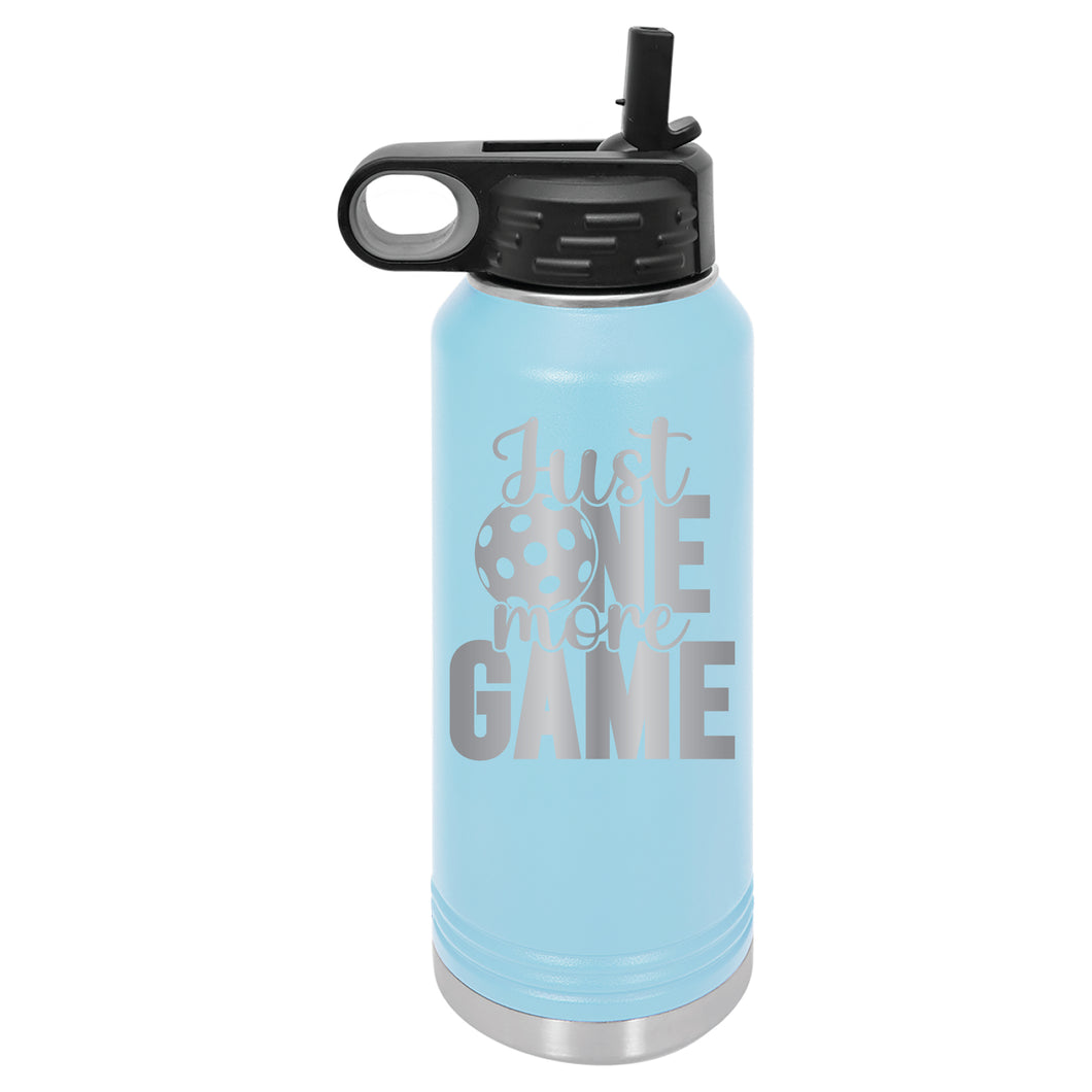 Just One More Game | Polar Camel | Insulated Water Bottle (2 Sizes & 17 Colors)