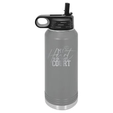 Load image into Gallery viewer, My Heart Is On That Court | Basketball | Polar Camel | Insulated Water Bottle (2 Sizes &amp; 17 Colors)
