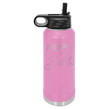 Load image into Gallery viewer, Nope, Not Today Bitch | Polar Camel | Insulated Water Bottle (2 Sizes &amp; 17 Colors)
