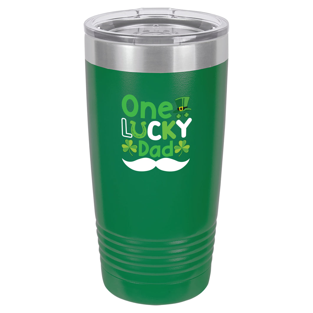 One Lucky Dad | Polar Camel | Tumbler | 20 & 30 oz| Drinkware