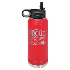 Proud to be an American | Polar Camel | Insulated Water Bottle (2 Sizes & 17 Colors)