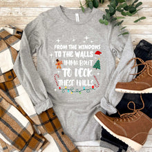 Load image into Gallery viewer, Window to Walls Deck the Halls - Long Sleeve Tee - Unisex
