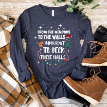 Load image into Gallery viewer, Window to Walls Deck the Halls - Long Sleeve Tee - Unisex
