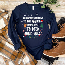 Load image into Gallery viewer, Window to Walls Deck the Halls - Long Sleeve Tee - Unisex
