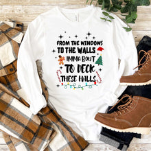 Load image into Gallery viewer, Window to Walls Deck the Halls - Long Sleeve Tee - Unisex
