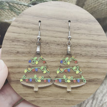 Load and play video in Gallery viewer, Christmas Tree - Dangle Earrings

