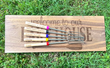 Load image into Gallery viewer, Set of 5 - Personalized S&#39;mores Forks
