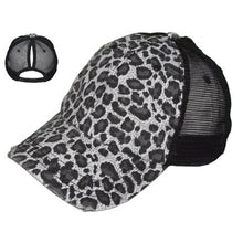 Load image into Gallery viewer, Ponytail Trucker Hat with Engraved Patch
