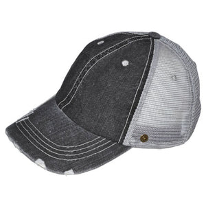 Trucker Hat with Engraved Patch